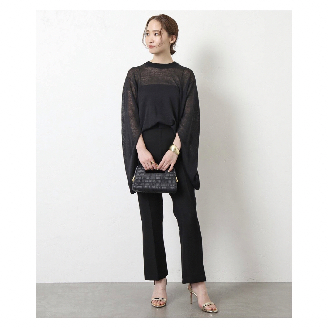 DEUXIEME CLASSE(ドゥーズィエムクラス)のDeuxieme classe sheer slit sleeve プルオーバー レディースのトップス(ニット/セーター)の商品写真