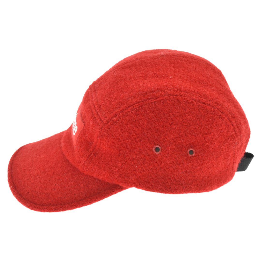 SUPREME シュプリーム 16AW ×Harris Tweed Featherweight Wool Camp Cap フェザーウェイト ウール キャンプ キャップ レッド ハリスツイード