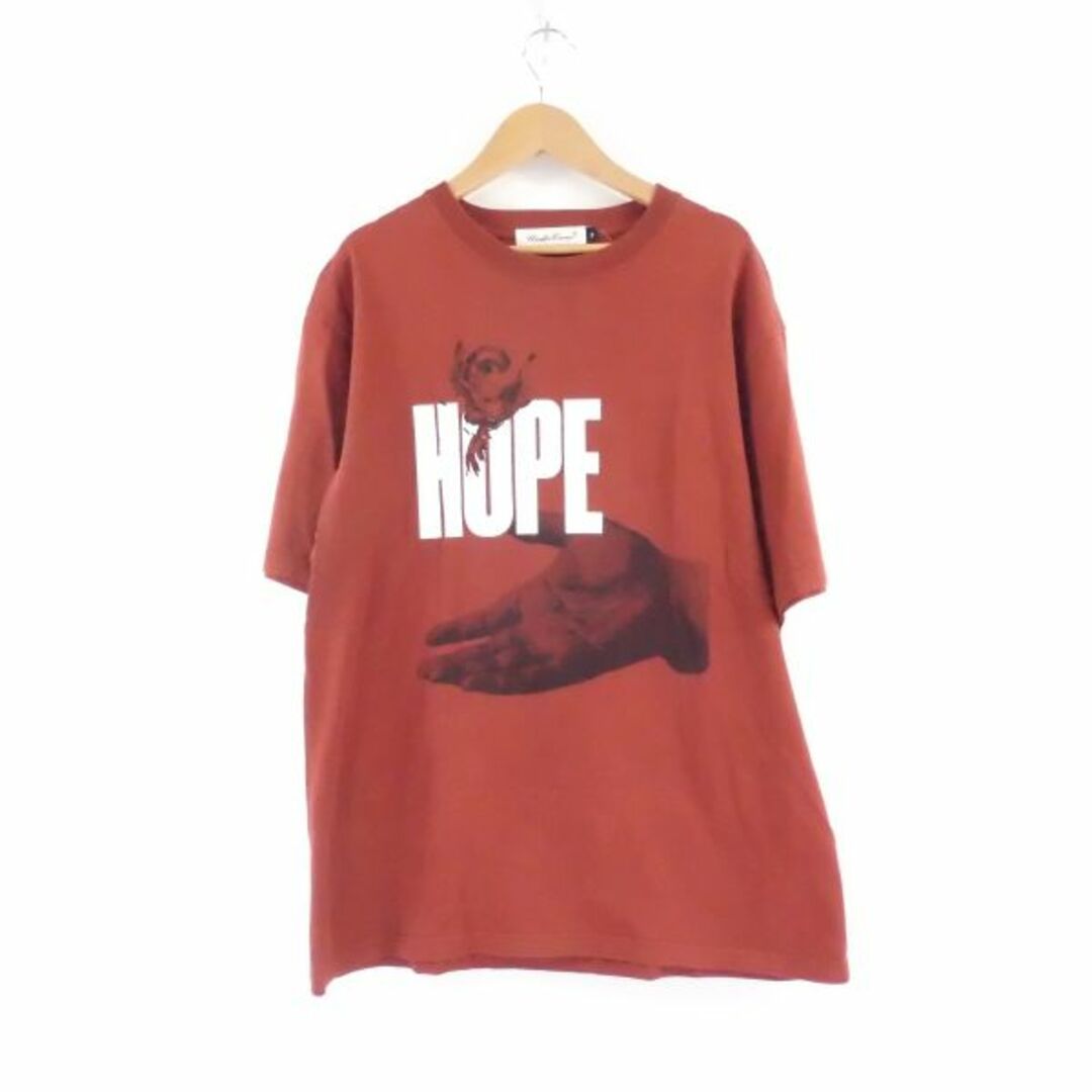 UNDERCOVER アンダーカバー HOPE TEE(UC2A3801) 半袖Tシャツ 1点 レッド 3 コットン100% メンズ AY3828A67