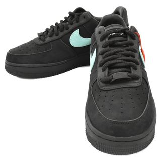 NIKE ナイキ ×TIFFANY&CO AIR FORCE 1 LOW 1837 BLACK ティファニー エアフォース1 ローカットスニーカー ブラック/ブルー DZ1382‐001 US8