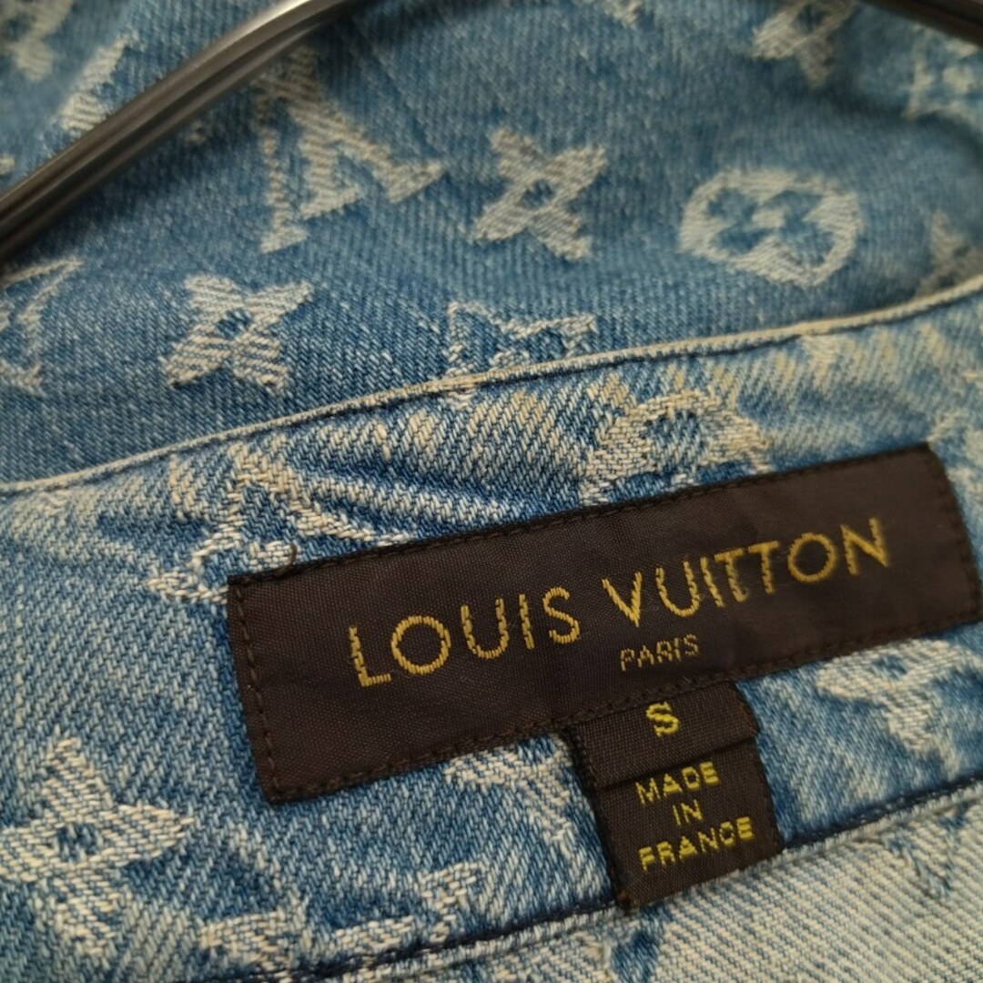 Louis Vuitton Men's Baseball Shirt Limited Edition Supreme Monogram Denim  Blue 134333376