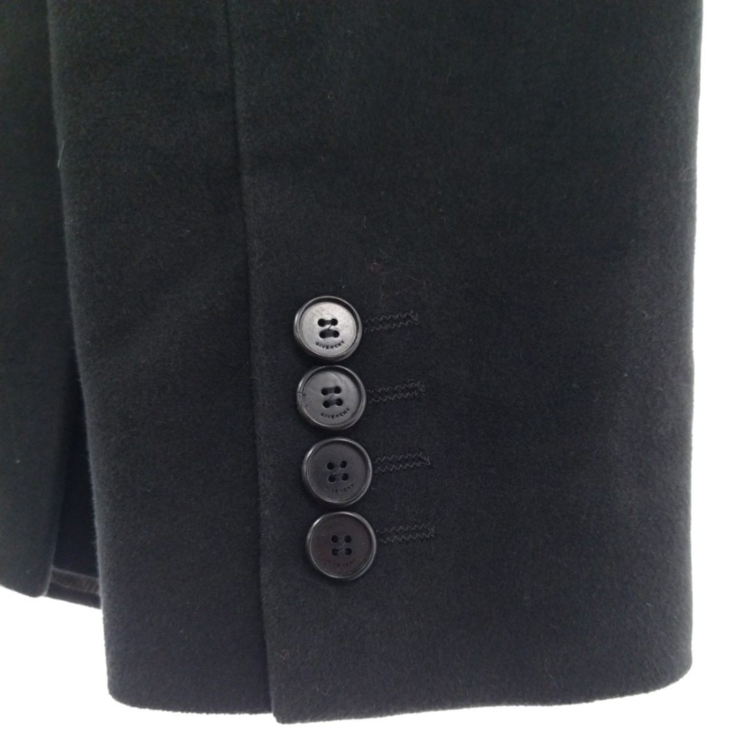 GIVENCHY ジバンシィ ロゴボタン 裏地総ロゴ シングルテーラードジャケット ブラック 6