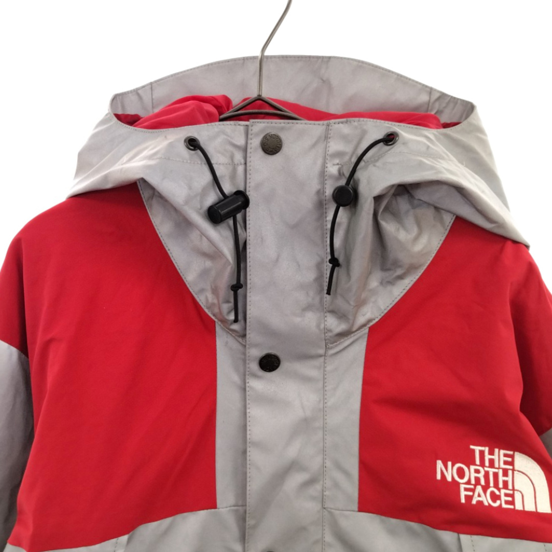 SUPREME シュプリーム 13SS ×THE NORTH FACE Reflective 3M Mountain Parka ×ザノースフェイス リフレクティブマウンテンジャケット アウター グレー/レッド NP01300