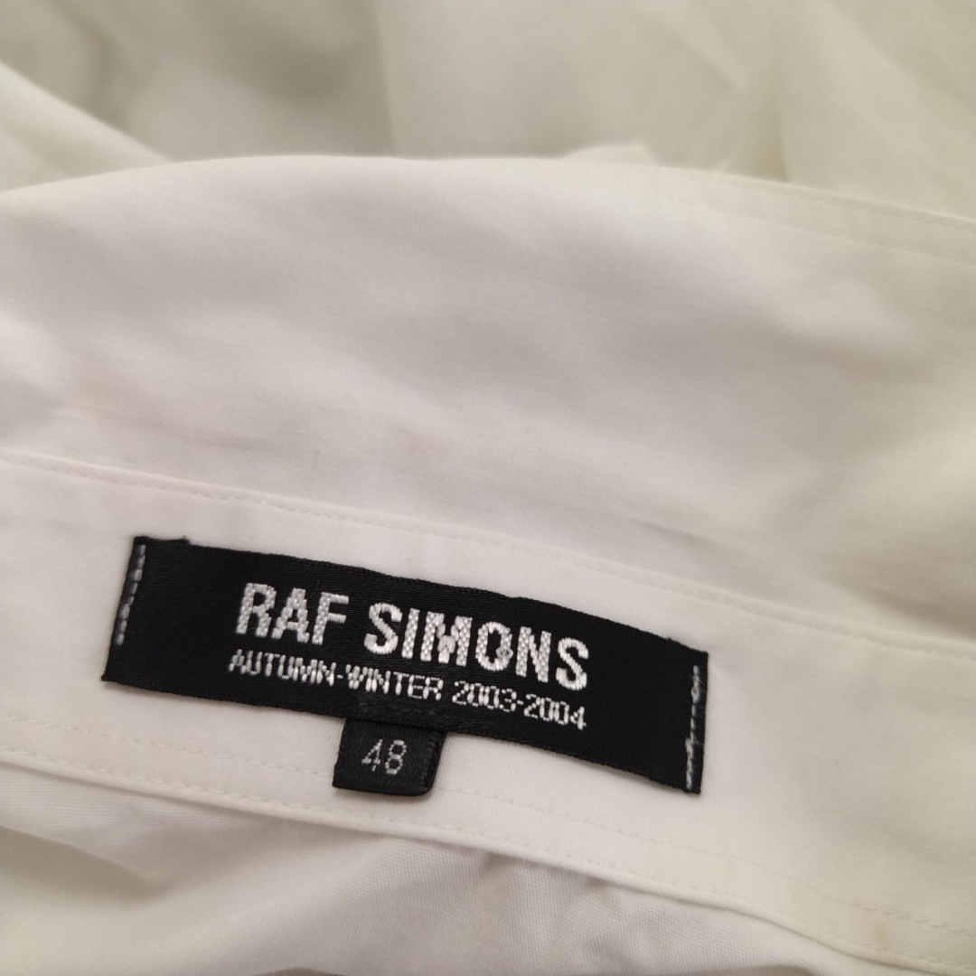 RAF SIMONS(ラフシモンズ)のRAF SIMONS ラフシモンズ 03AW closer期 STILLプリント長袖シャツ ホワイト アーカイブ 長袖シャツ メンズのトップス(シャツ)の商品写真