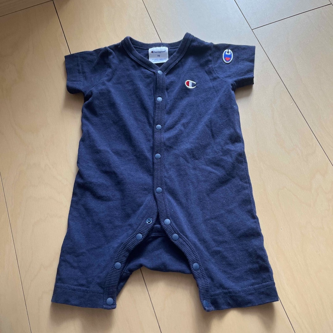 Champion(チャンピオン)のチャンピオン　ロンパース　70 キッズ/ベビー/マタニティのベビー服(~85cm)(ロンパース)の商品写真