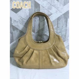 コーチ(COACH)の【美品】COACH コーチ 12520 エルゴ レザー がま口 トートバッグ(トートバッグ)