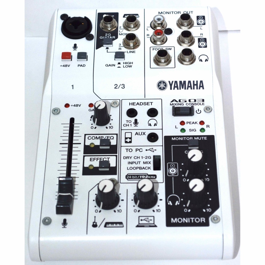 【本日発送】【美品】YAMAHA AG03 オーディオインターフェース 1