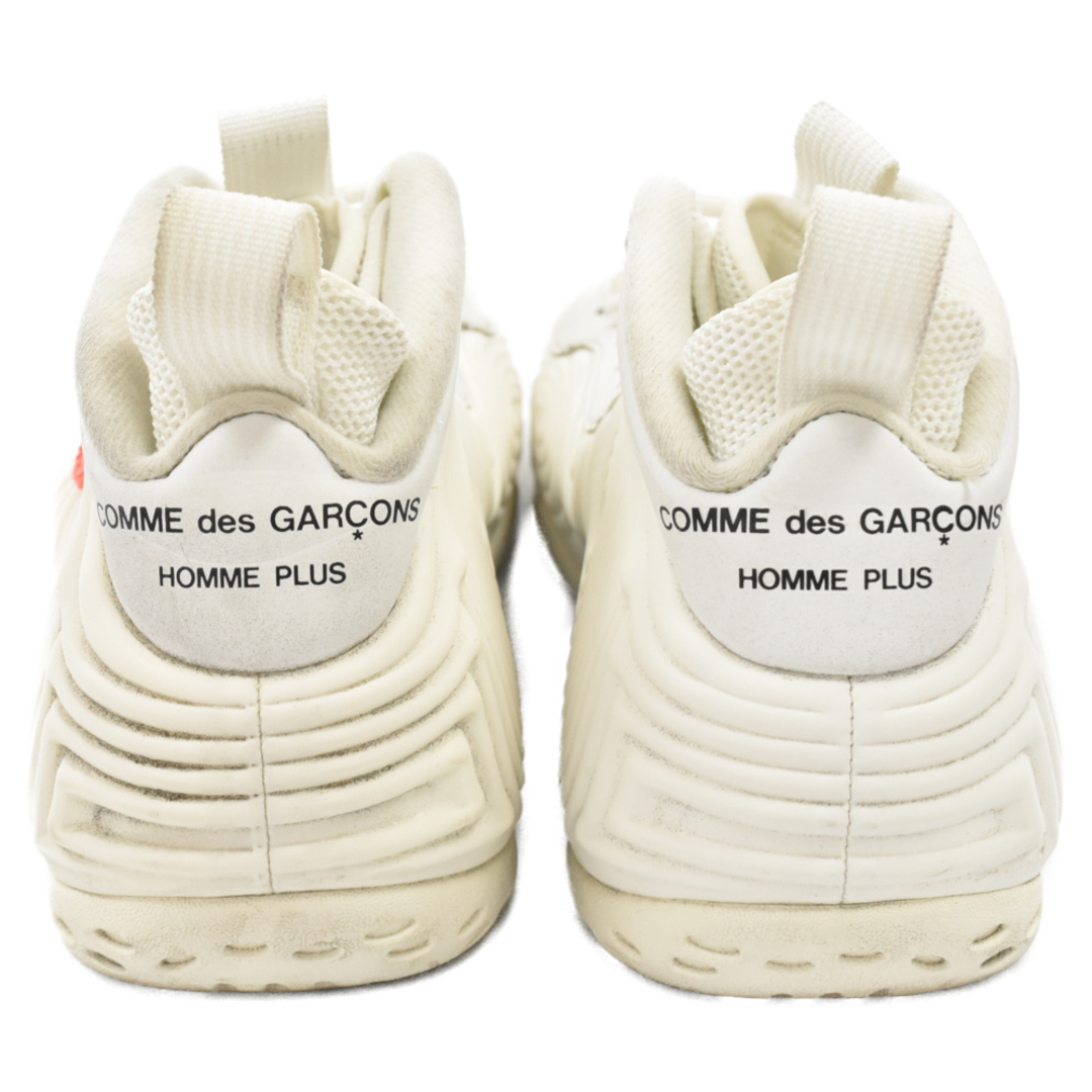 COMME des GARCONS HOMME PLUS コムデギャルソンオムプリュス 21AW ×Nike Air Foamposite One ナイキ エア フォームポジット1 ホワイト ハイカットスニーカー US7.5/25.5cm DJ7952-100