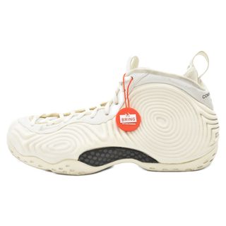 COMME des GARCONS HOMME PLUS コムデギャルソンオムプリュス 21AW ×Nike Air Foamposite One ナイキ エア フォームポジット1 ホワイト ハイカットスニーカー US7.5/25.5cm DJ7952-100