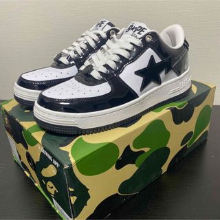 アベイシングエイプ(A BATHING APE)のBape Sta low black(スニーカー)