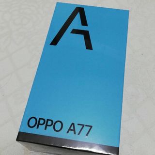 オッポ(OPPO)のOPPO A77 ブルー SIMフリー スマートフォン オッポ　2台(スマートフォン本体)