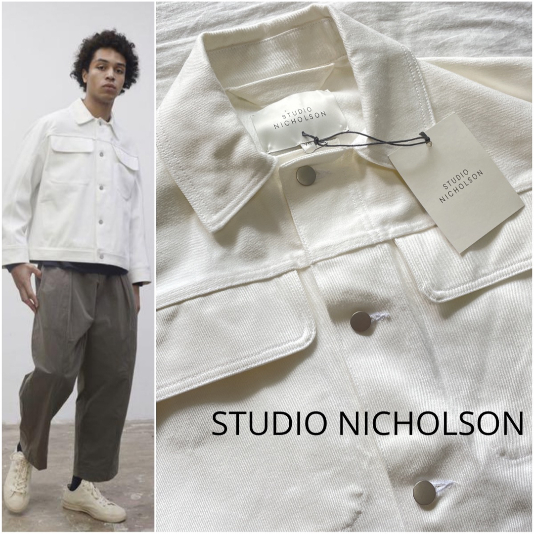 未使用 STUDIO NICHOLSON スタジオニコルソン デニムジャケット-