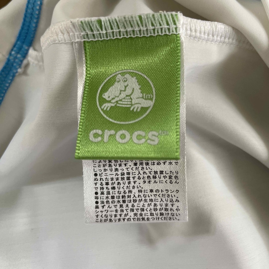 crocs(クロックス)のラッシュガード☆120 キッズ/ベビー/マタニティのキッズ服女の子用(90cm~)(水着)の商品写真