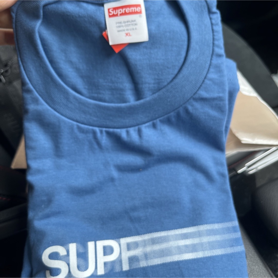 お得に購入 Supreme Motion Logo Tee Faded Blueシュプリーム | www