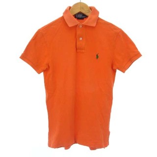 ポロラルフローレン(POLO RALPH LAUREN)のポロ ラルフローレン ポロシャツ 半袖 鹿の子 ポニー ロゴ オレンジ XS(ポロシャツ)