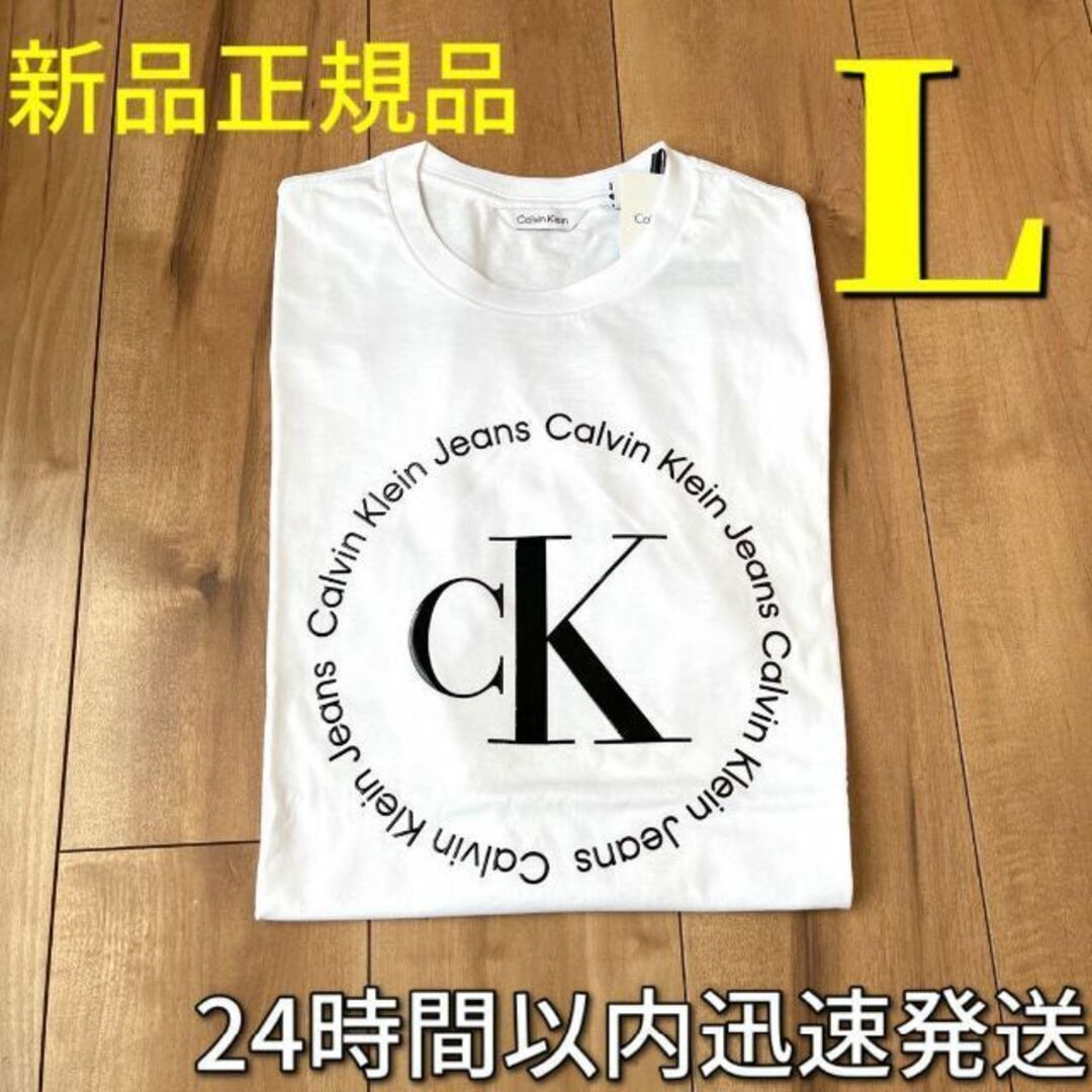 Calvin Klein(カルバンクライン)のカルバンクライン　新品　正規品　Tシャツ　ビッグロゴ　CK ゲス　好きな方にも メンズのトップス(Tシャツ/カットソー(半袖/袖なし))の商品写真