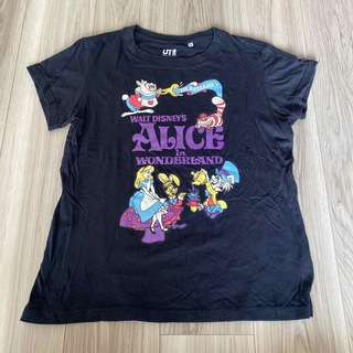 ディズニー(Disney)のユニクロ　不思議の国のアリス　Tシャツ(Tシャツ(半袖/袖なし))