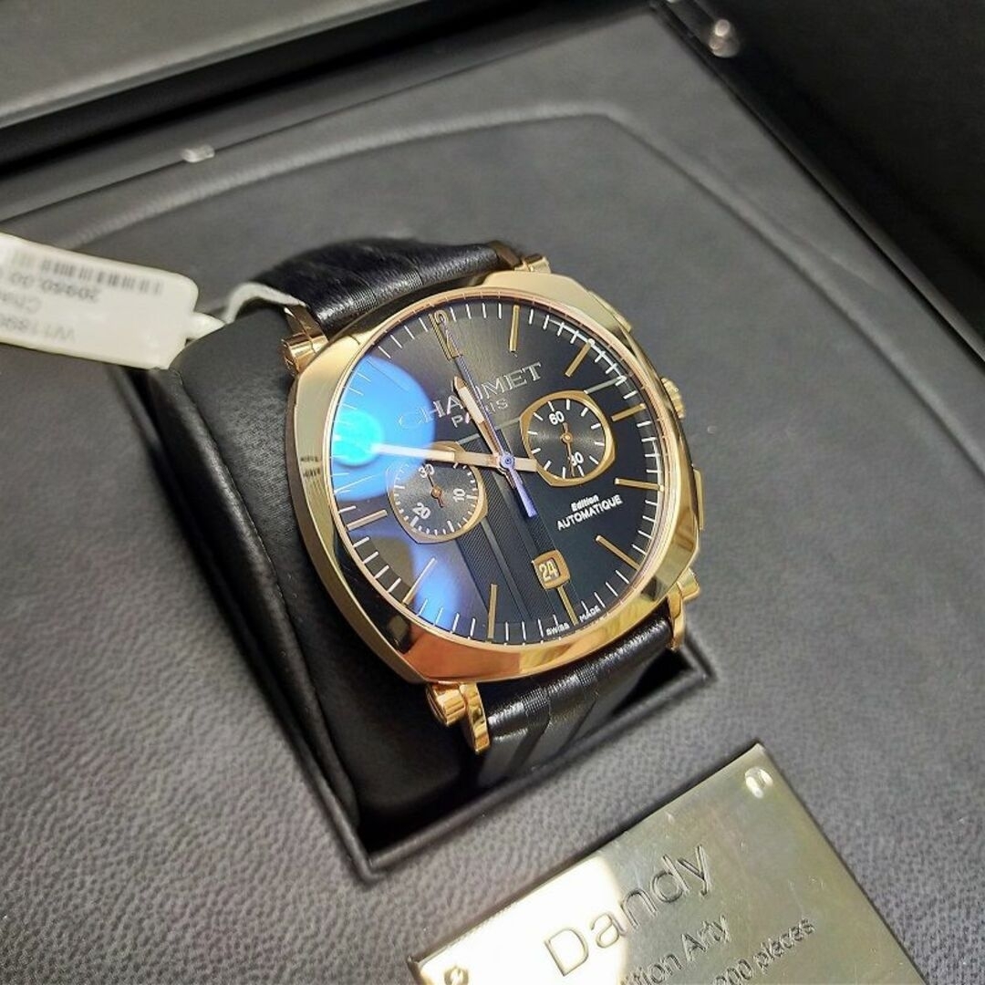 CHAUMET(ショーメ)の超破格!! Chaumet 18KPG ダンディ クロノグラフ XL メンズの時計(腕時計(アナログ))の商品写真