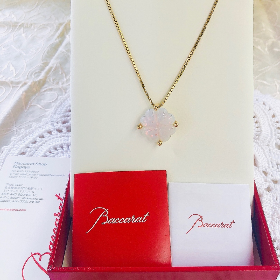 バカラ トレフル ペンダント ネックレス 四つ葉のクローバー Baccarat