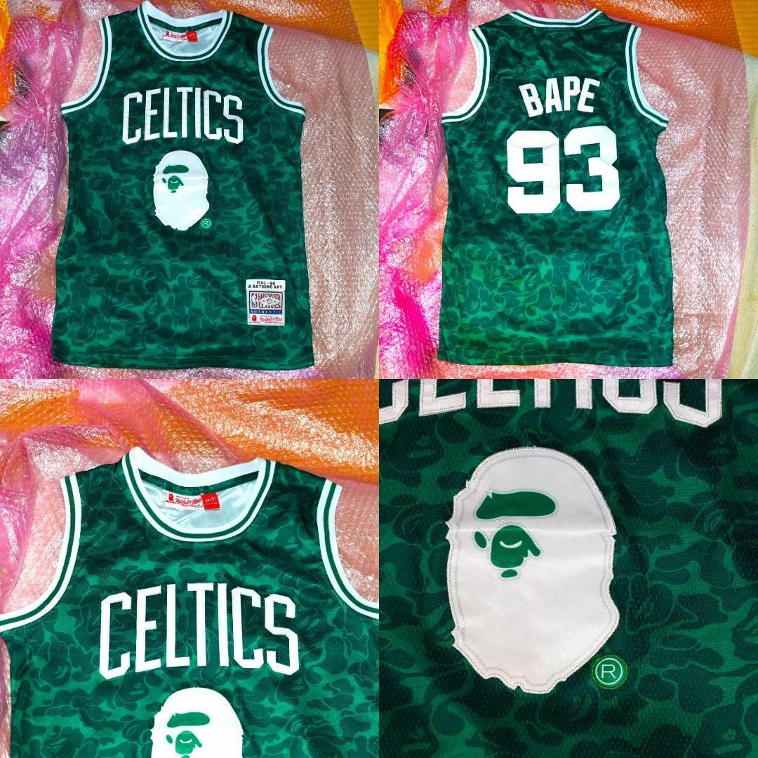 BAPE MITCHELL&NESS CELTICS JERSEYTANKTOP