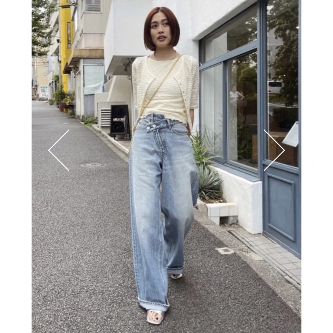 moussy - MOUSSY CROSS WAIST WIDE STRAIGHTの通販 by n&k｜マウジー ...