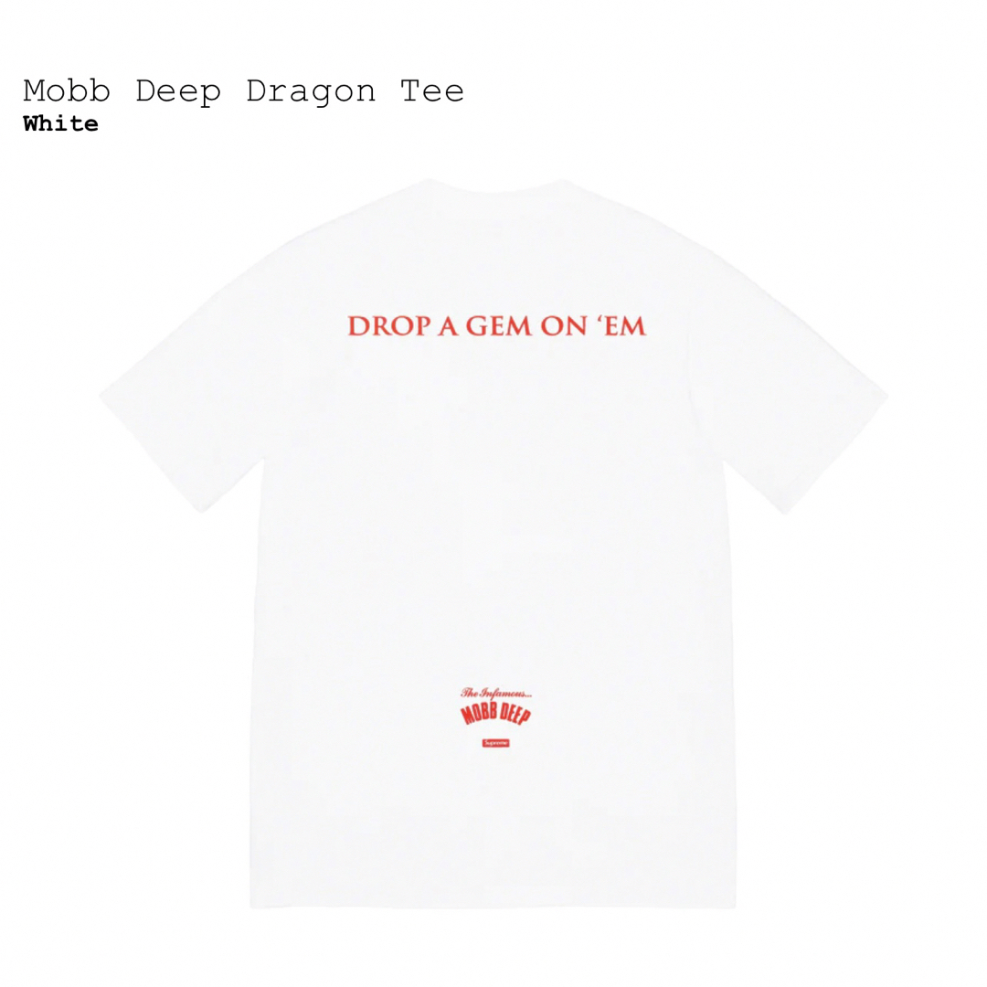 Supreme Mobb Deep Dragon Tee Black M