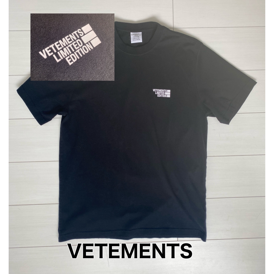 vetements ヴェトモン 半袖Tシャツ ブランドロゴプリントT