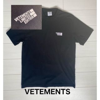 ヴェトモン(VETEMENTS)のvetements ヴェトモン 半袖Tシャツ ブランドロゴプリントT(Tシャツ/カットソー(半袖/袖なし))