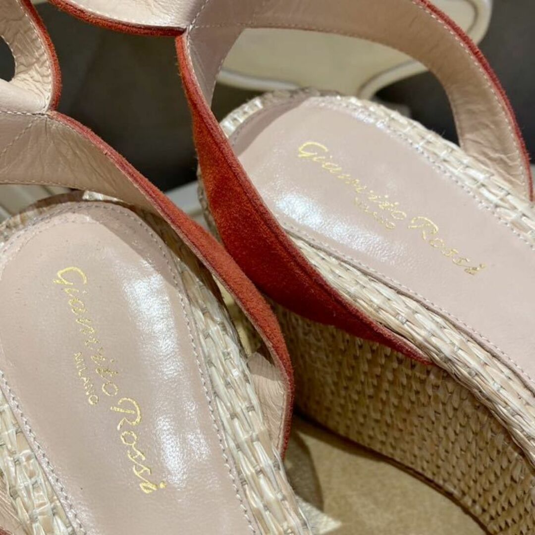 185937 Gianvito Rossi ジャンヴィトロッシ ウェッジサンダル