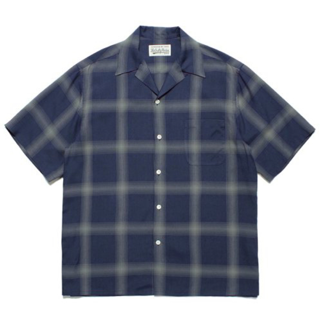 トップスWacko maria ワコマリア OMBRAY CHECK SHIRT