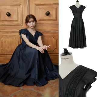 Her lip to - Eternal Lace Trimmed Dress - blackの通販｜ラクマ