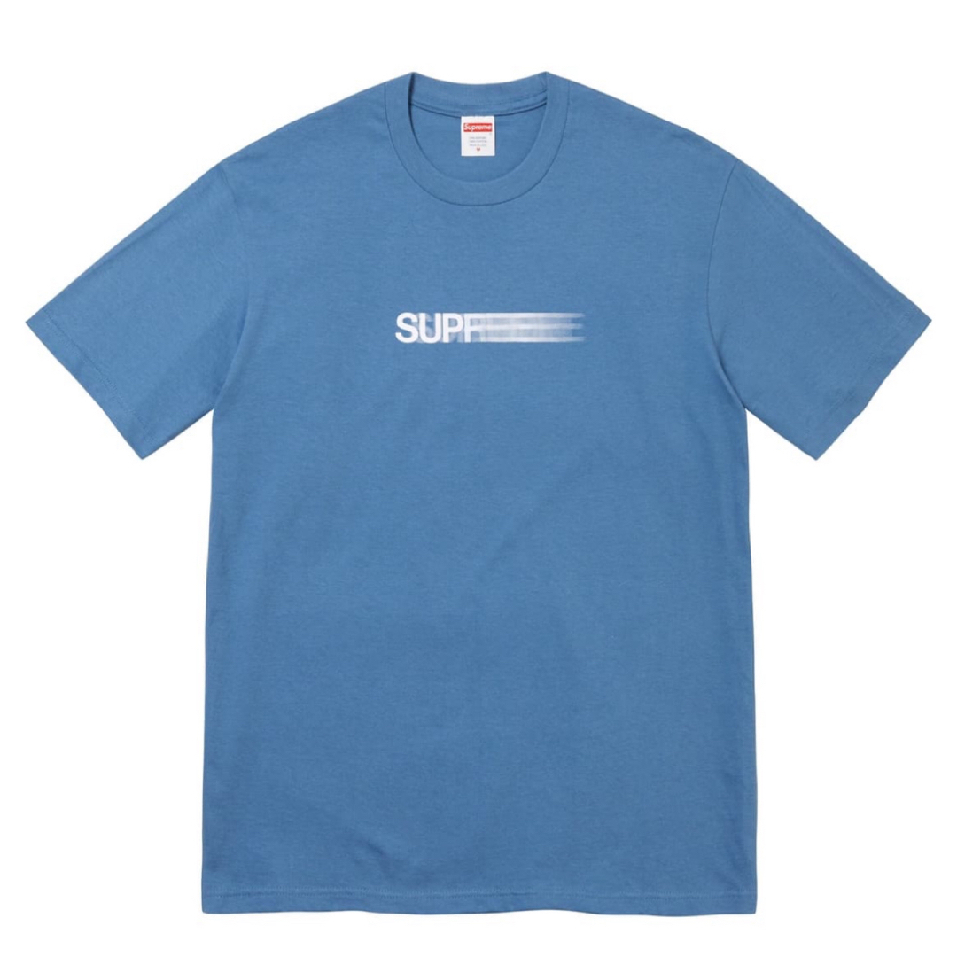 Supreme Motion Logo Tee "Faded Blue"