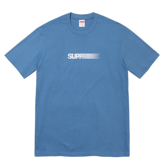 シュプリーム(Supreme)のSupreme Motion Logo Tee "Faded Blue"(Tシャツ/カットソー(半袖/袖なし))