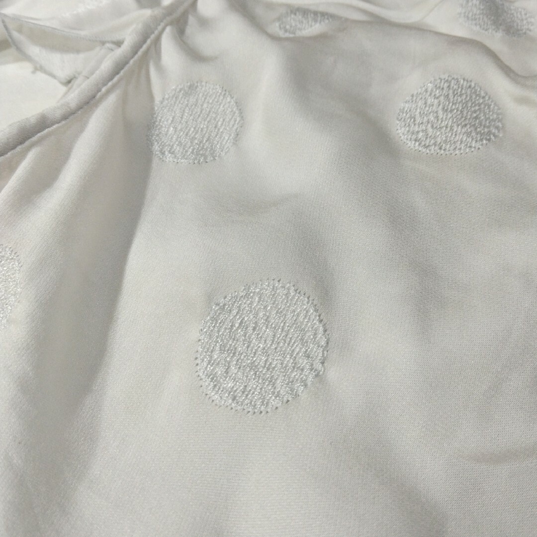 アルマーニコレツィオーニ ✿ シルク ドット刺繍 半袖 トップス 42 XL 7
