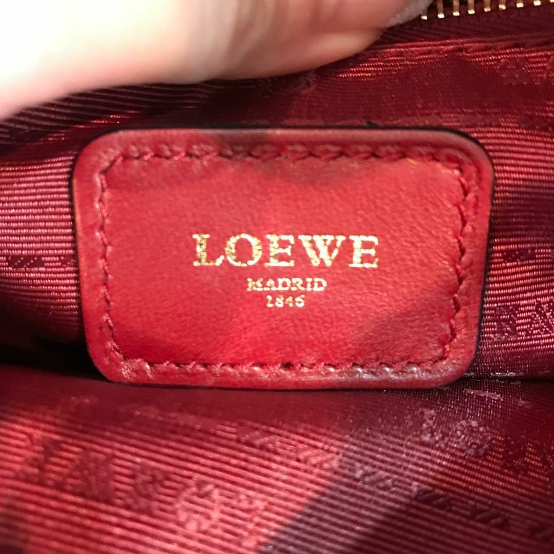 ☆美品☆LOEWE　ロエベ　マイア　2way　ショルダーバッグ　斜め掛け　ボルド 3