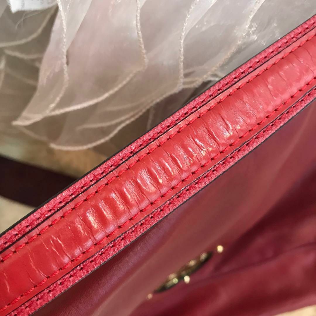 ☆美品☆LOEWE ロエベ マイア 2way ショルダーバッグ 斜め掛け ボルド