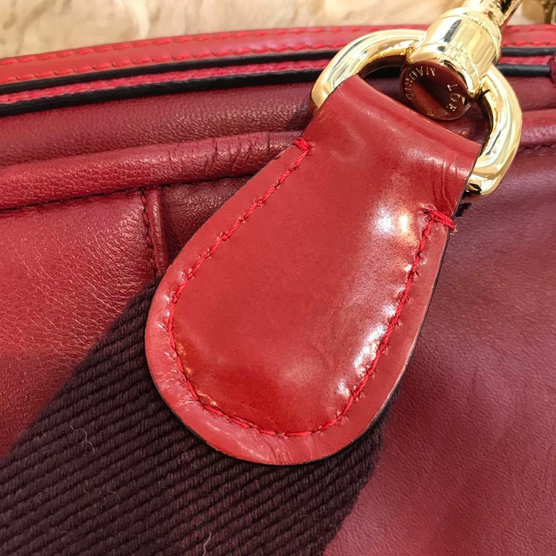 ☆美品☆LOEWE ロエベ マイア 2way ショルダーバッグ 斜め掛け ボルド