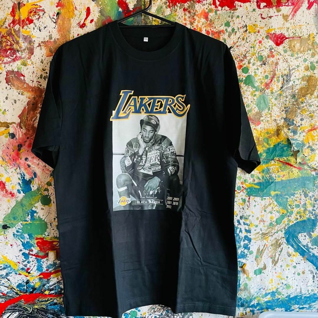 レイカーズ Tシャツ 半袖 メンズ 新品 2XL LAKERS 八村塁 レトロ