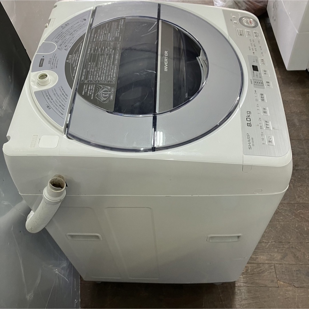 18A SHARP 洗濯機 8kg 格安 一人暮らし 格安 冷蔵庫-