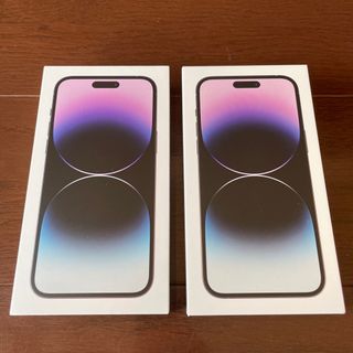 【即日発送】iPhone 14 Pro Max 256GB 紫＆黒　2台