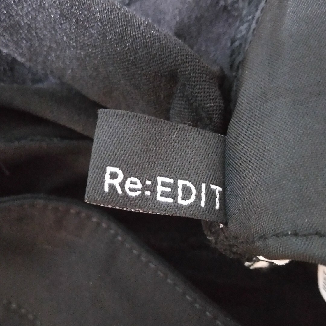 Re:EDIT(リエディ)の【RE:EDIT】黒ストレッチスキニーパンツ　Mサイズ レディースのパンツ(カジュアルパンツ)の商品写真