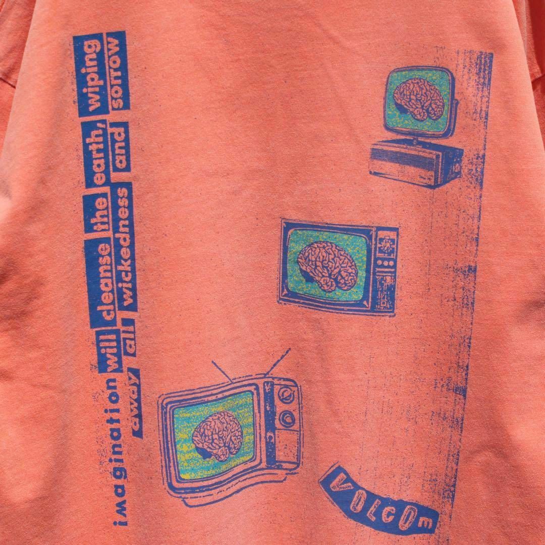 volcom(ボルコム)のVOLCOM ボルコム 染めもの くすみカラー サーフブランド 古着 Tシャツ メンズのトップス(Tシャツ/カットソー(半袖/袖なし))の商品写真