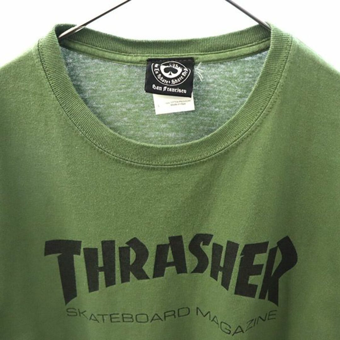 USA企画 Thrasher スラッシャー ロゴ Tシャツ プリント