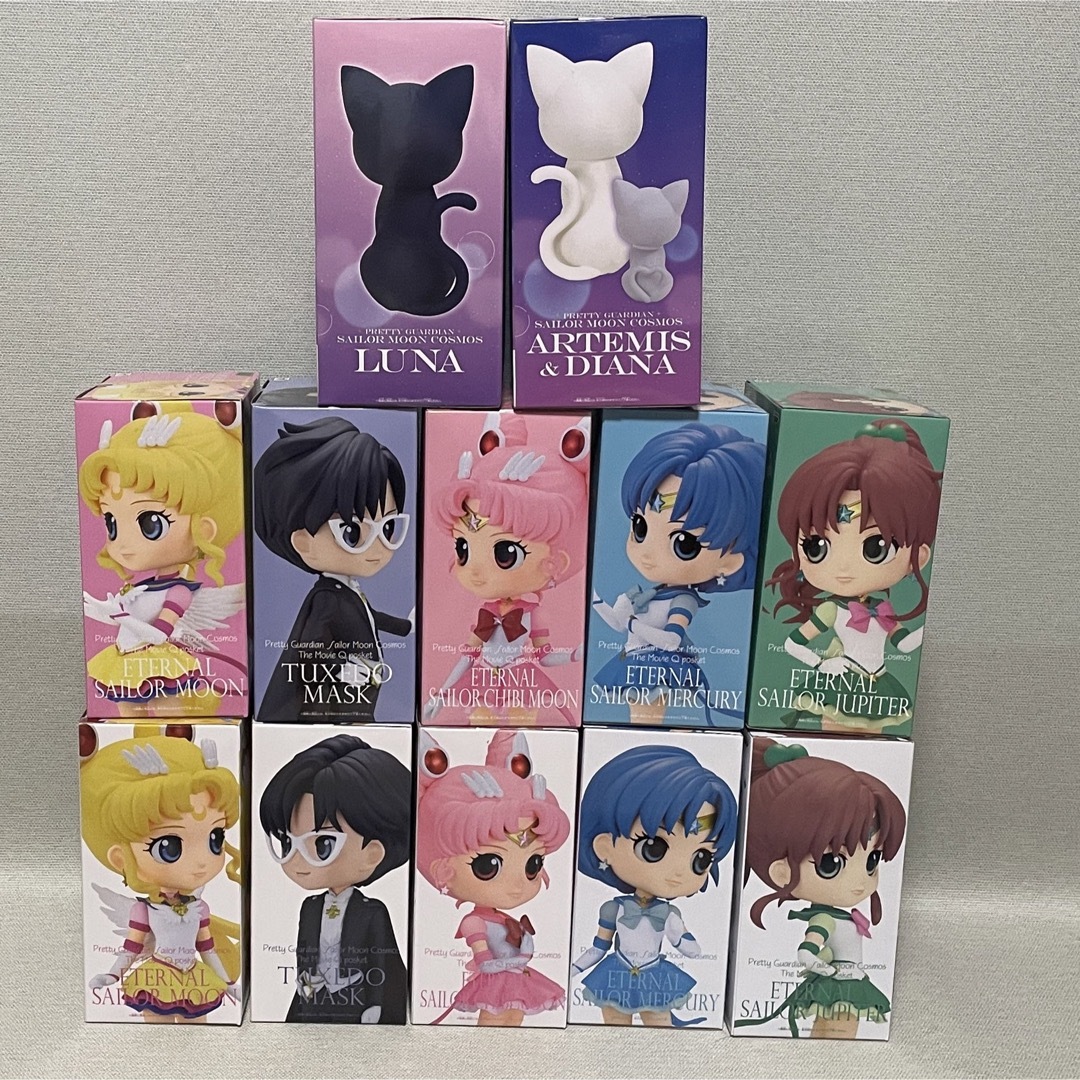 劇場版 美少女戦士セーラームーンCosmos フィギュア12点セット新品未