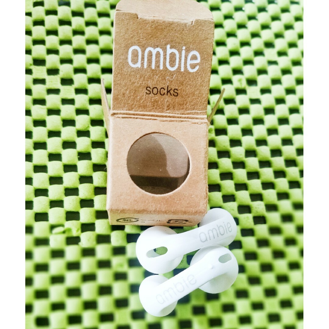 ambie ソックス 白 AM-TW01 socks | フリマアプリ ラクマ
