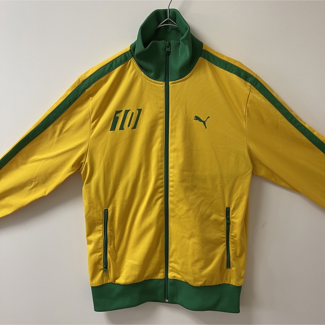 希少vintagePUMA　目利きプーマ　トラックジャケット　ジャマイカ黄色緑