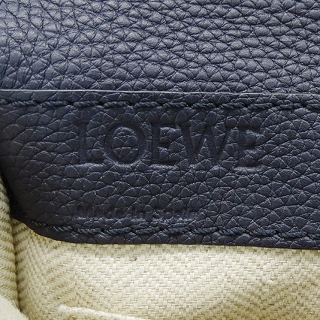 LOEWE(ロエベ)のロエベ LOEWE バッグ メンズ ブランド ボディバッグ ウエストバッグ レザー ミリタリーバムバッグ ネイビー 無地 メッセンジャーバッグ 小さめ おしゃれ コンパクト 【中古】 メンズのバッグ(ウエストポーチ)の商品写真