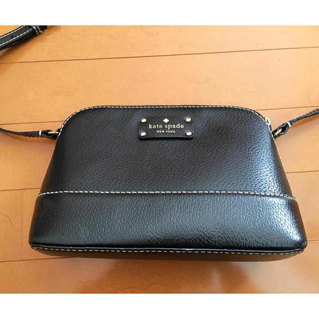 【美品】Kate Spade ブラックショルダーバッグ