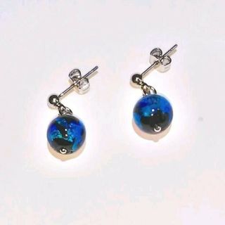 蓄光︎❥･•蛍石 ポストピアス(ピアス)