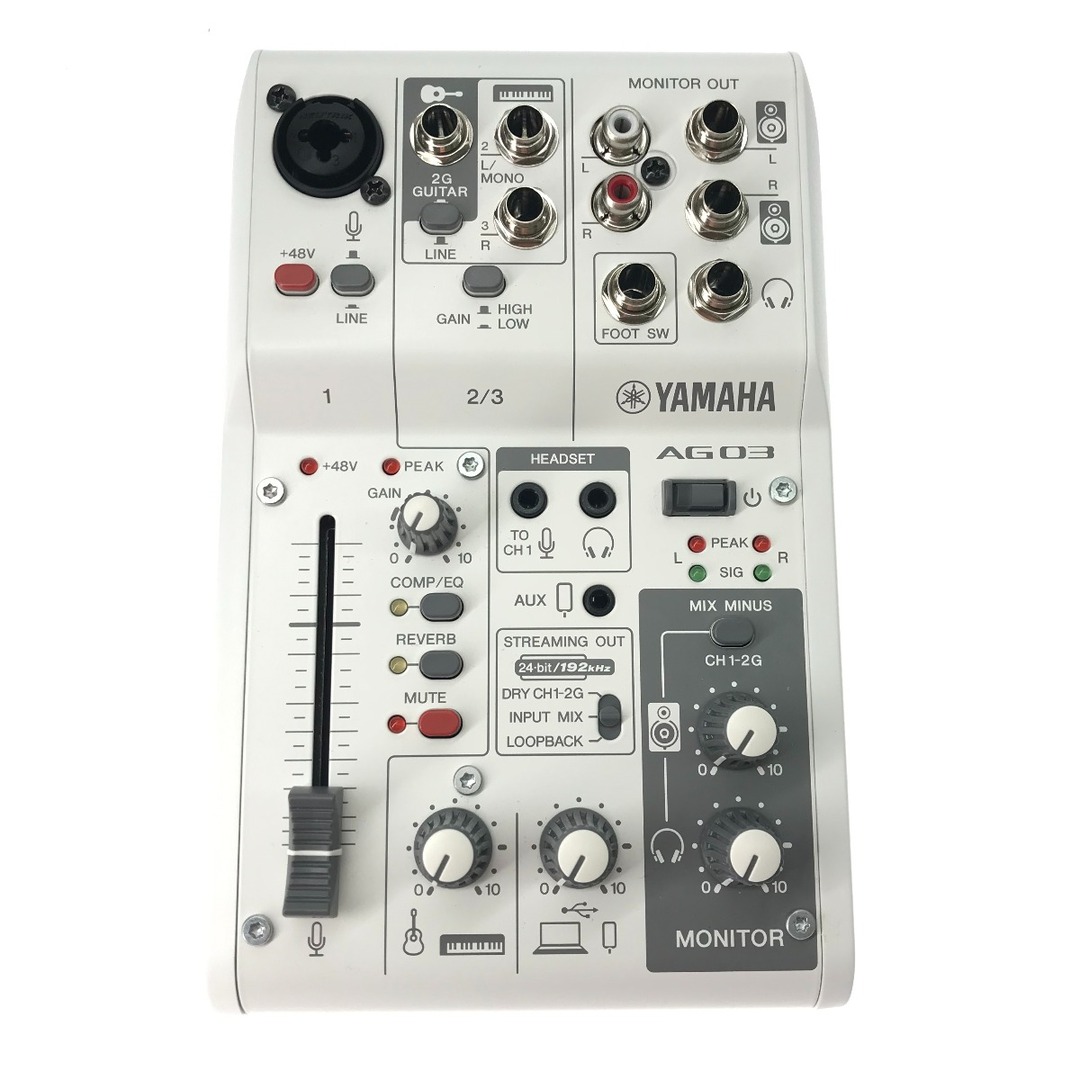 YAMAHA ヤマハ ライブストリーミングミキサー YAMAHA AG03MK2 AG03